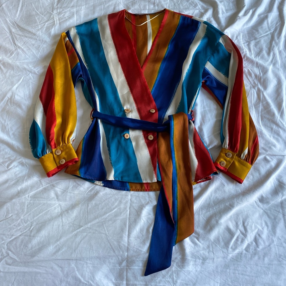 Colourful Stripped Blouse